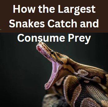 How the Largest Snakes Catch and Consume Prey